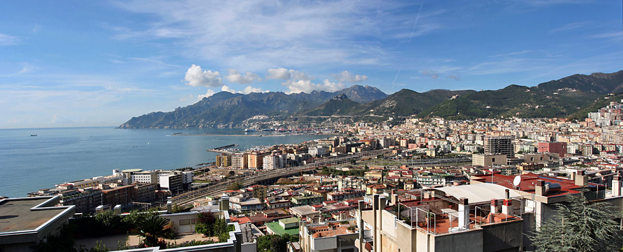 Panorama Salerno dal Masso della Signora